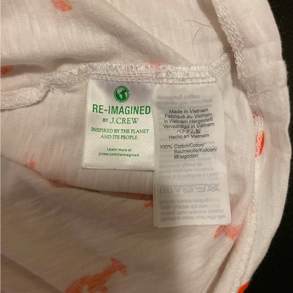 J Crew Cotton Lobster print T-shirt, Size L - Picture 4 of 5